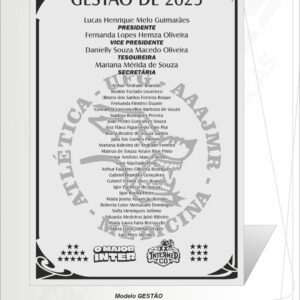 Plaquinha Gestão 2025